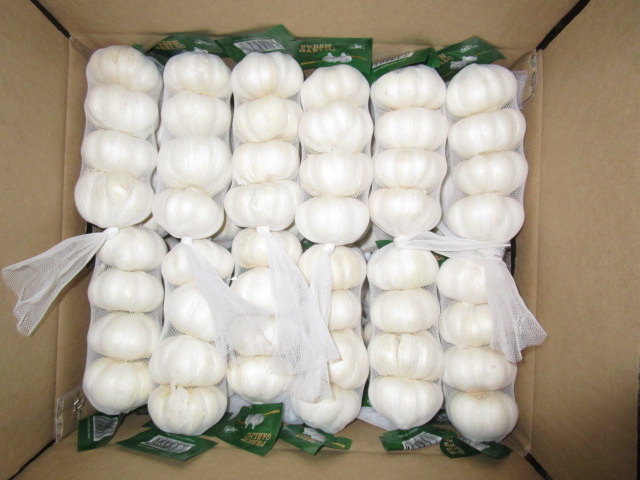 Pure White Garlic 250 Mesh Bag 4pcs